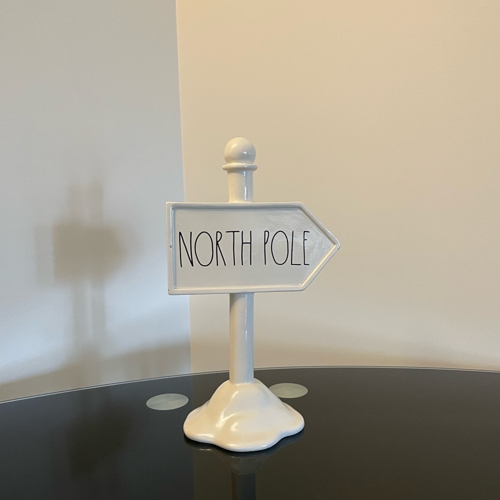 Rae Dunn Christmas Decoration North Pole Stand